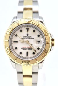 Rolex Ladies Yacht-Master 18K Gold Steel 69623