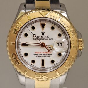 Rolex Ladies Yacht-Master 18K Gold Steel 69623
