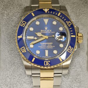 Rolex Submariner Blue Ceramic Bezel Blue Dial 116613