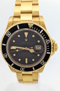 Rolex Submariner 18K Gold 16808