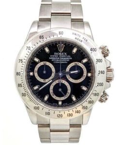 Rolex Cosmograph Daytona Stainless Steel Black Dial 40mm 116520