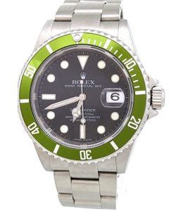 Rolex Collectors Green Submariner Maxi Black Dial 16610T