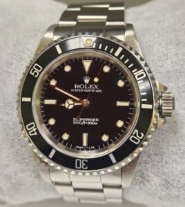 Rolex Submariner No date Stainless Steel Black Dial 14060
