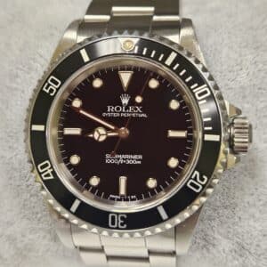 Rolex Submariner No date Stainless Steel Black Dial 14060