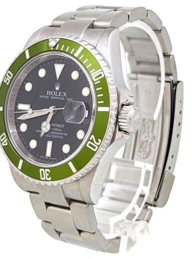Rolex Collectors Green Submariner Maxi Black Dial 16610T - Image 3