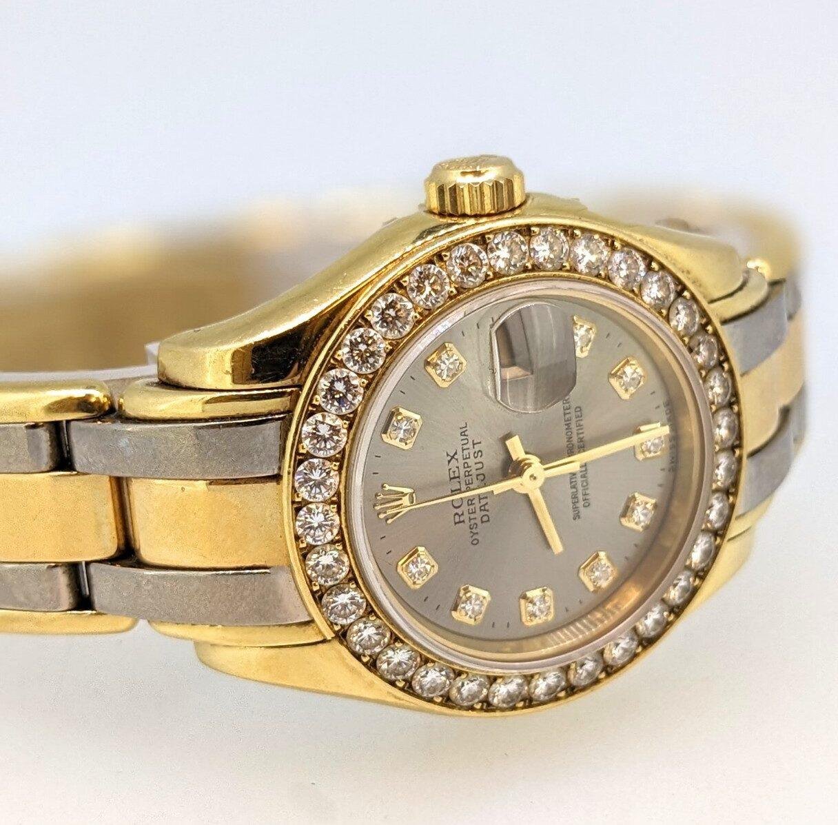 Rolex Ladies Date-Just Pearlmaster - Image 6