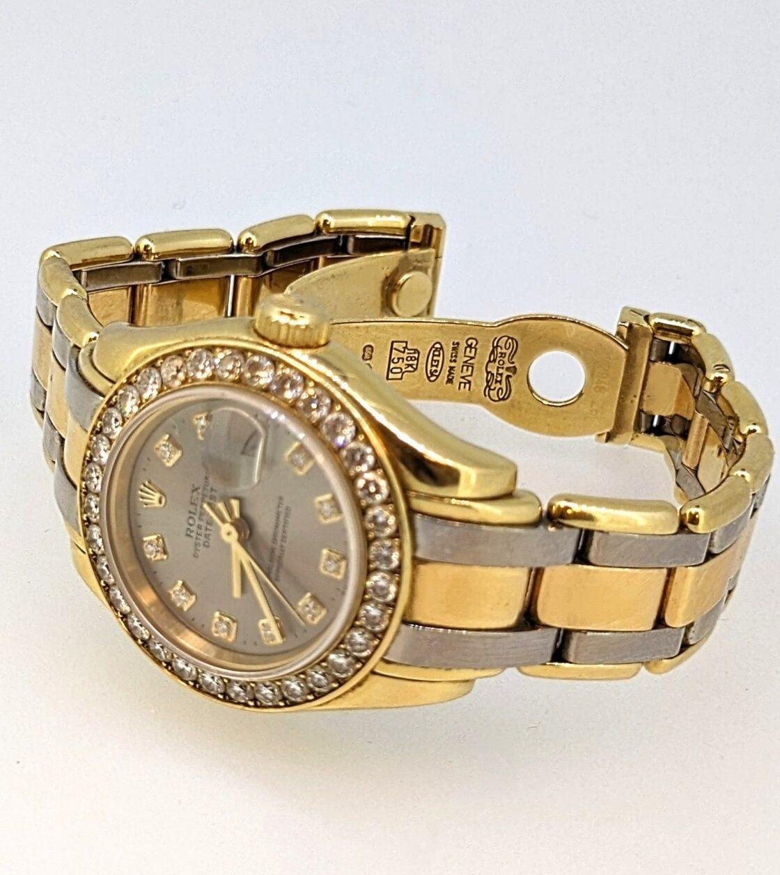 Rolex Ladies Date-Just Pearlmaster - Image 5