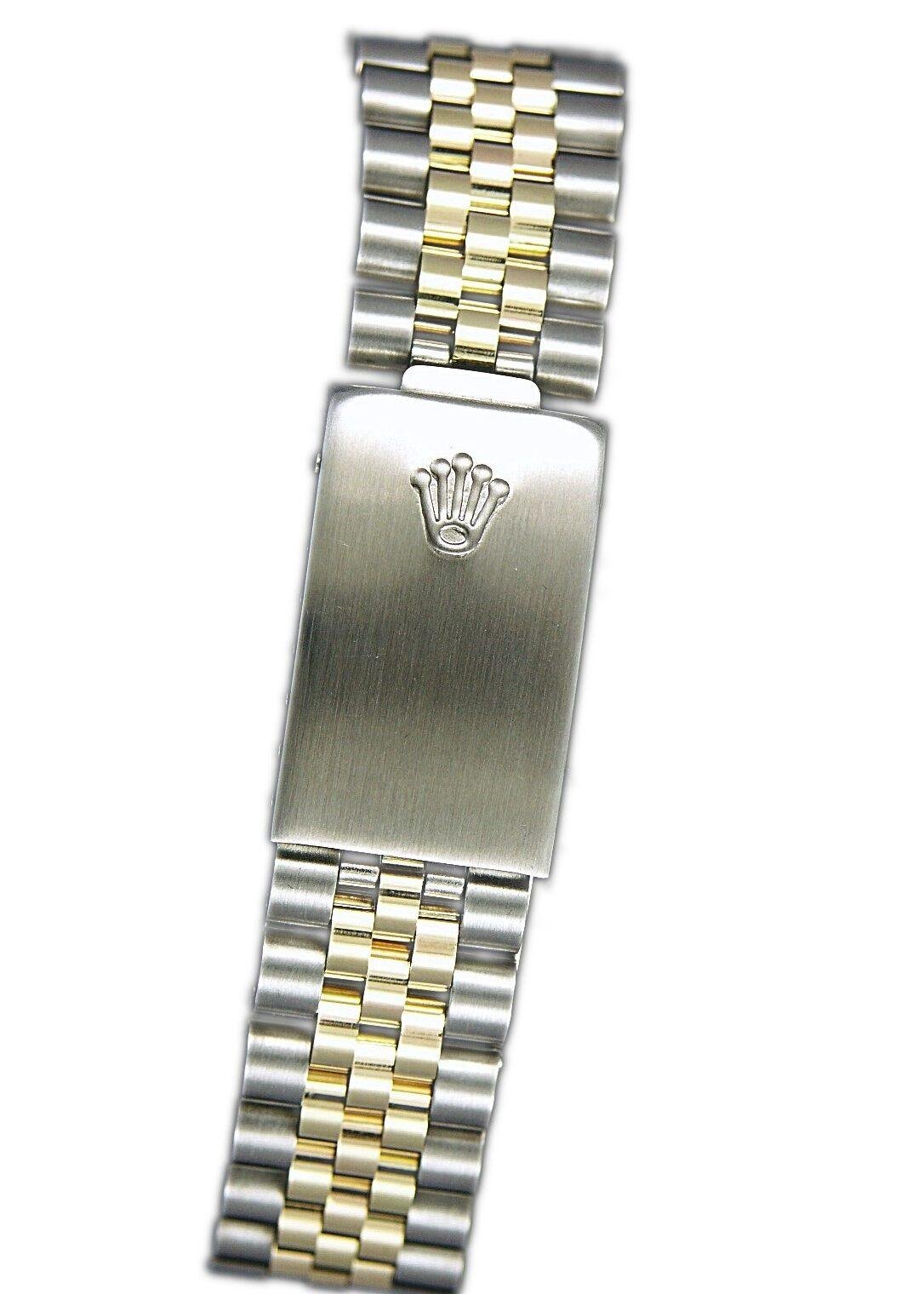 Rolex DateJust Mens 36mm Stainless Steel Yellow Gold Custom Blue Diamond Dial Sapphire Diamond Bezel - Image 4